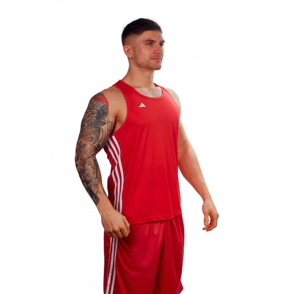 Форма для занять боксом Adidas Base Punch New | червона | ADIBTT02/ADIBTS02