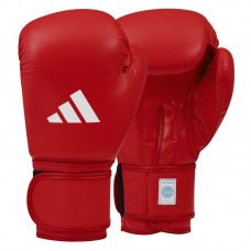 Перчатки Adidas Training Gloves для бокса и кикбоксинга с лицензией Wako | красный | ADIWAKOG2