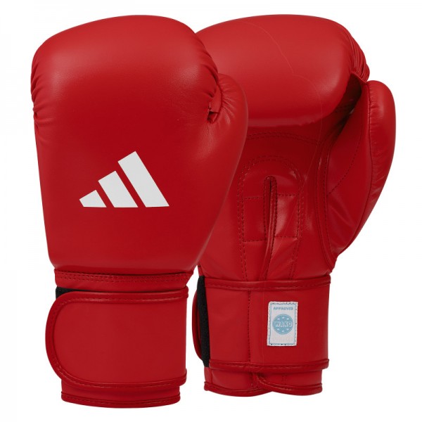 Рукавички Adidas Training Gloves для боксу та кікбоксингу з ліцензією Wako | червоний | ADIWAKOG2