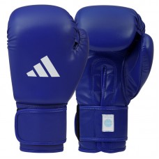 Перчатки Adidas Training Gloves для бокса и кикбоксинга с лицензией Wako | синий | ADIWAKOG2