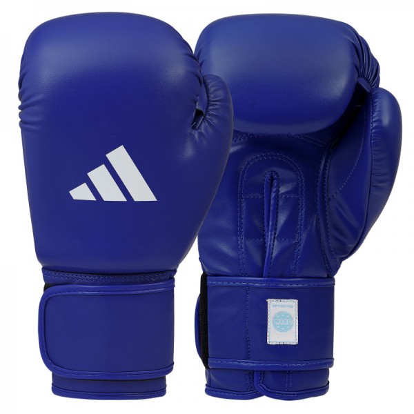 Рукавички Adidas Training Gloves для боксу та кікбоксингу з ліцензією Wako| синій | ADIWAKOG2