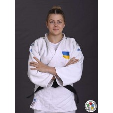 Кимоно для дзюдо Champion II с лицензией IJF | (белое/сине-желтые полосы | ADIDAS J-IJF-SMU-AD0005175