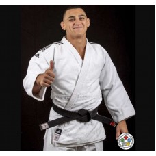 Кимоно для дзюдо Champion II с лицензией IJF | белый/черные полосы | ADIDAS J750W-000000855