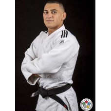 Кимоно для дзюдо Champion II с лицензией IJF | белый/черные полосы | ADIDAS J750W-000000855