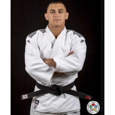 Кимоно для дзюдо Champion II с лицензией IJF | белый/черные полосы | ADIDAS J750W-000000855