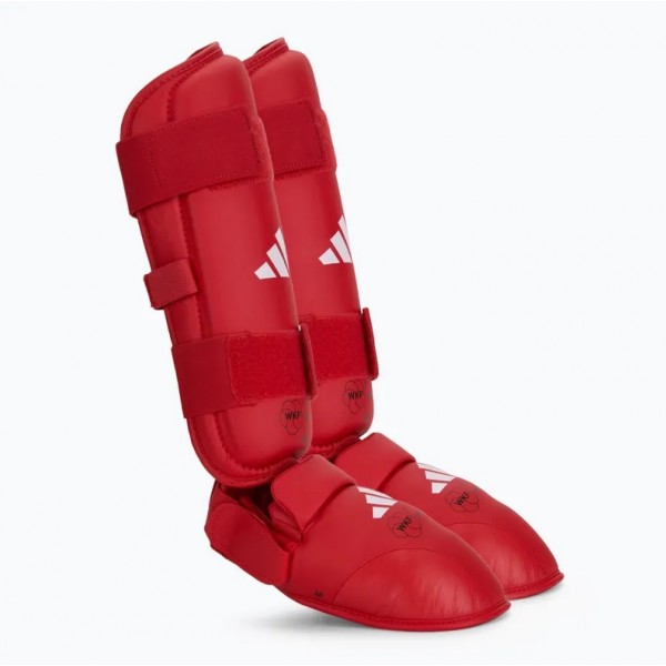 Защита голени и стопы WKF | красный | ADIDAS 661.35-000000897