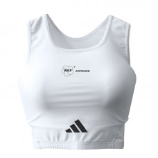 Защита груди для женщин Adidas с лицензией WKF | белая | 666.14