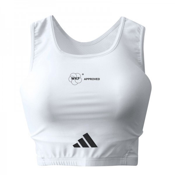 Захист грудей для жінок Adidas з ліцензією WKF | біла | 666.14