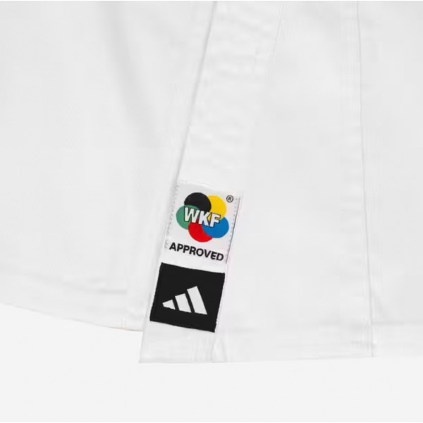 Кимоно для каратэ Adidas Club  с лицензией WKF | белый | K220C