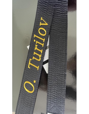 Конструткор - вишивка на поясах для дзюдо, карате та інших єдиноборств (візуалізація)