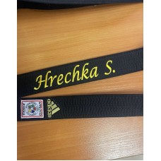 Вышивка на поясах для дзюдо, каратэ и других единоборств
