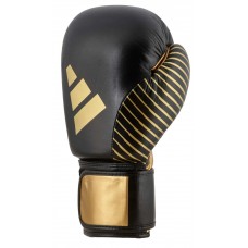 Рукавички з ліцензією Wako для боксу та кікбоксингу | чорно/золотий | ADIDAS adiKBWKF200