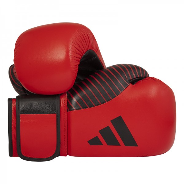 Перчатки Adidas для бокса и кикбоксинга с лицензией Wako | красно/черный | KBWKF200