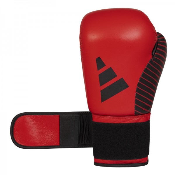 Перчатки Adidas для бокса и кикбоксинга с лицензией Wako | красно/черный | KBWKF200
