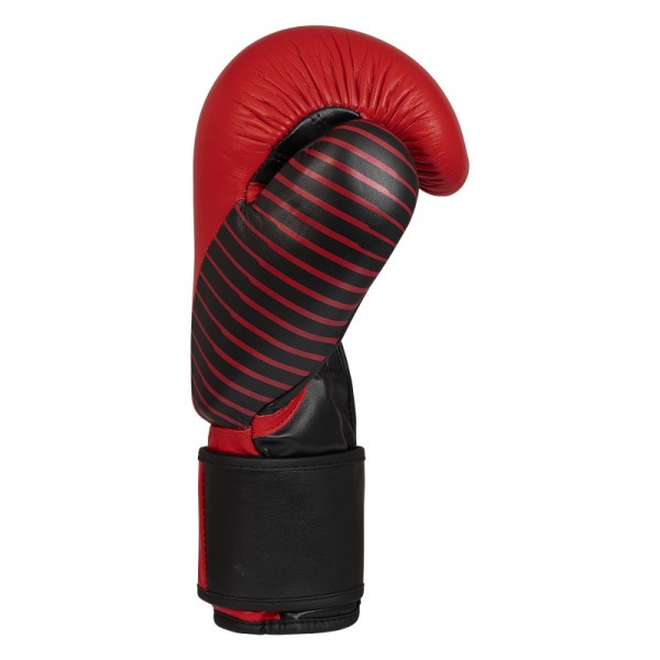Перчатки Adidas для бокса и кикбоксинга с лицензией Wako | красно/черный | KBWKF200
