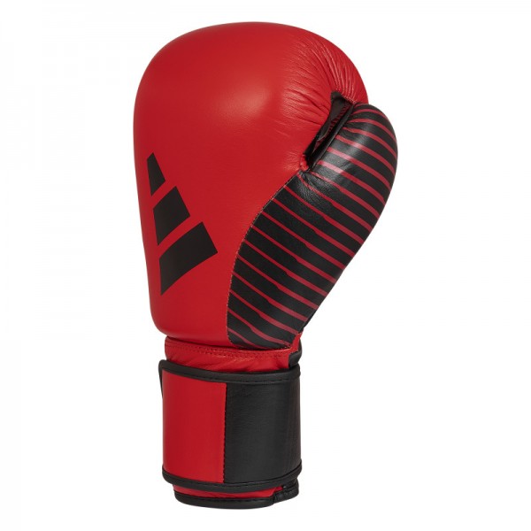 Перчатки Adidas для бокса и кикбоксинга с лицензией Wako | красно/черный | KBWKF200