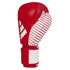 Перчатки Adidas для бокса и кикбоксинга с лицензией Wako | красно/белый | adiKBWKF200