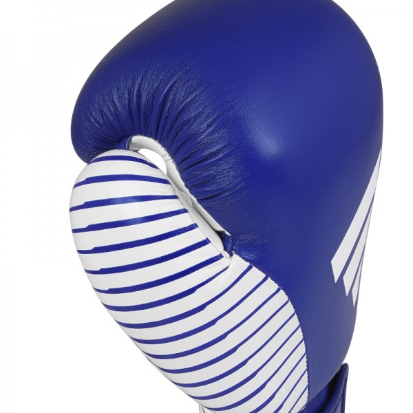 Перчатки Adidas для бокса и кикбоксинга с лицензией Wako | сине/белый | adiKBWKF200