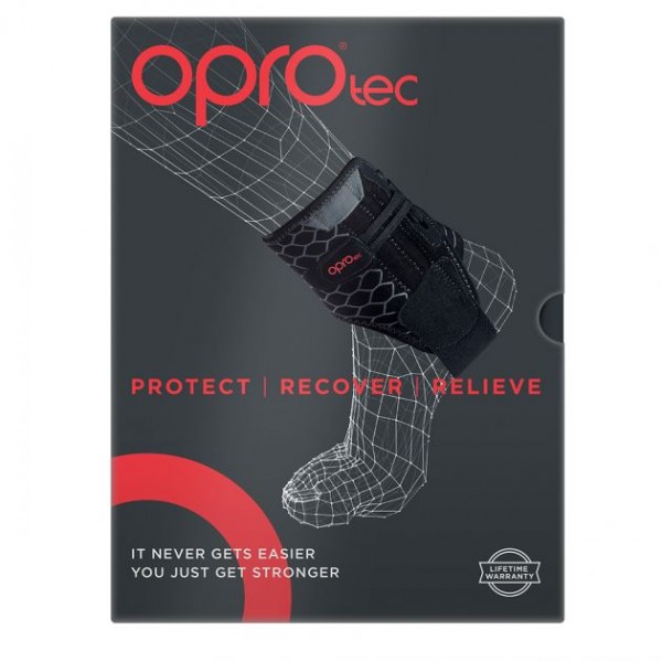 Бандаж голеностопного сустава со стабилизатором. | черный | OPRO TEC5741-AD0005255