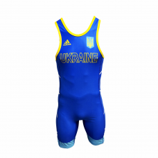 Костюм для боротьби (трико) UWW | синій | ADIDAS 1633BLUE V2-AD0005297