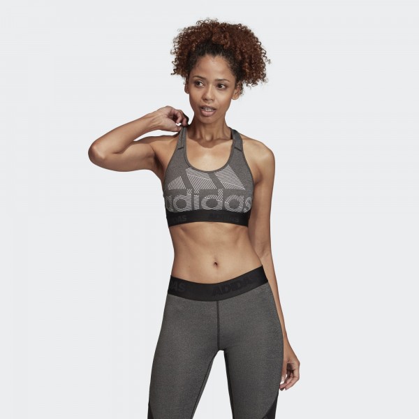 Жіночий топ Adidas Don't Rest Alphaskin | сірий | DX7574