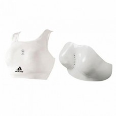 Защита груди для женщин с лицензией WKF | белая | ADIDAS AdiBP12
